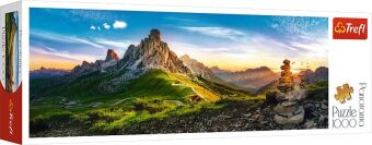 Puzzle 1000 Panorama  Passo di Giau,Dolomiten