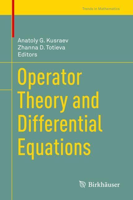 Operator Theory and Differential Equations main product photo