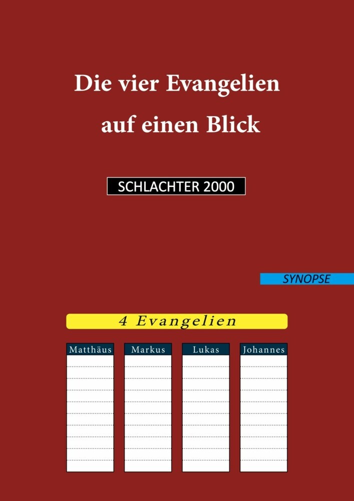 Die vier Evangelien auf einen Blick main product photo
