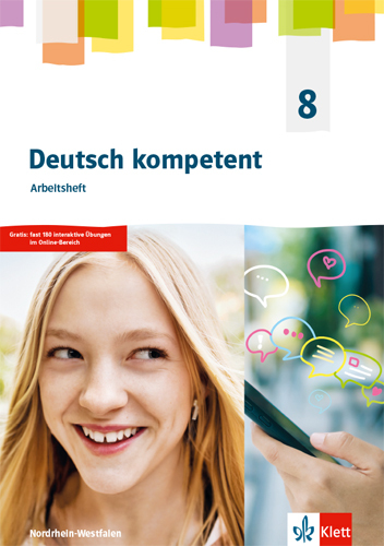 Deutsch kompetent 8. Ausgabe Nordrhein-Westfalen Gymnasium (G9) - Arbeitsheft Klasse 8 main product photo
