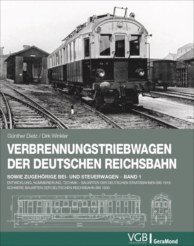 Verbrennungstriebwagen der Deutschen Reichsbahn sowie zugehörige Bei- und Steuerwagen. .1 main product photo