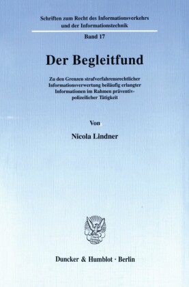 Der Begleitfund.