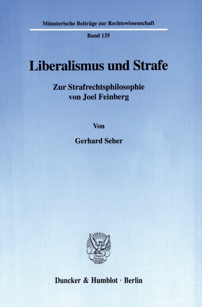 Liberalismus und Strafe. main product photo