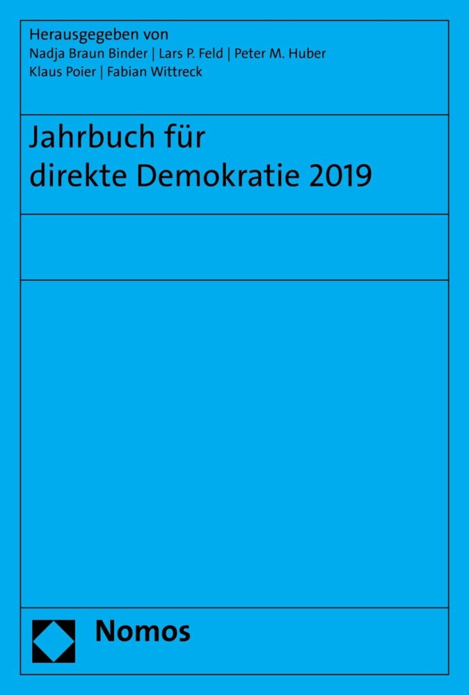 Jahrbuch für direkte Demokratie 2019 main product photo