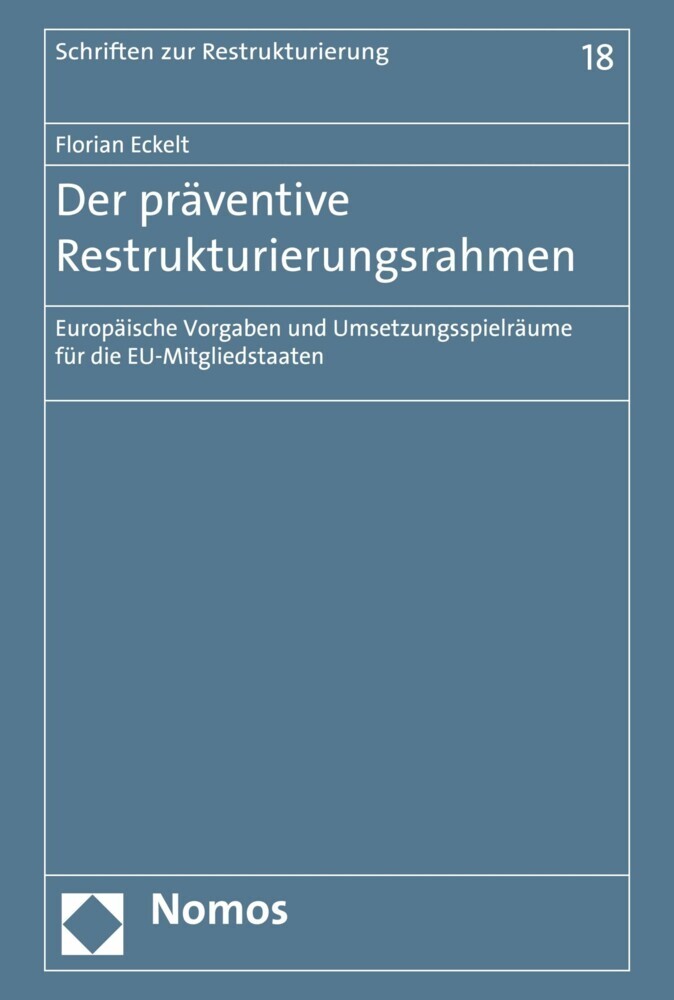 Der präventive Restrukturierungsrahmen main product photo