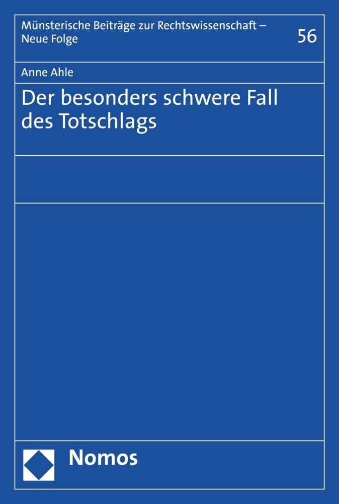 Der besonders schwere Fall des Totschlags main product photo