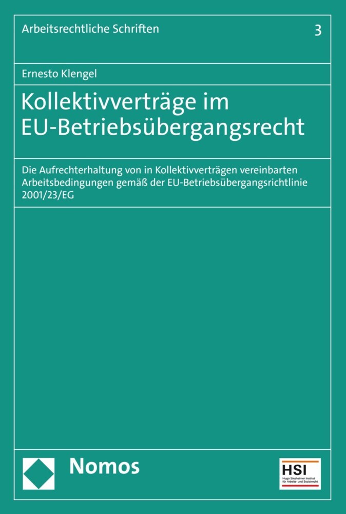 Kollektivverträge im EU-Betriebsübergangsrecht main product photo