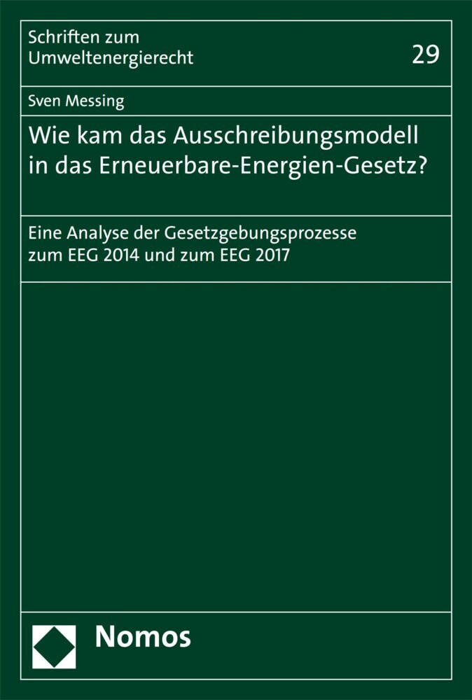 Wie kam das Ausschreibungsmodell in das Erneuerbare-Energien-Gesetz? main product photo