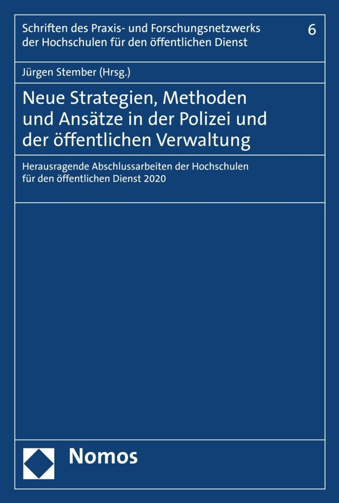 Neue Strategien, Methoden und Ansätze in der Polizei und der öffentlichen Verwaltung main product photo
