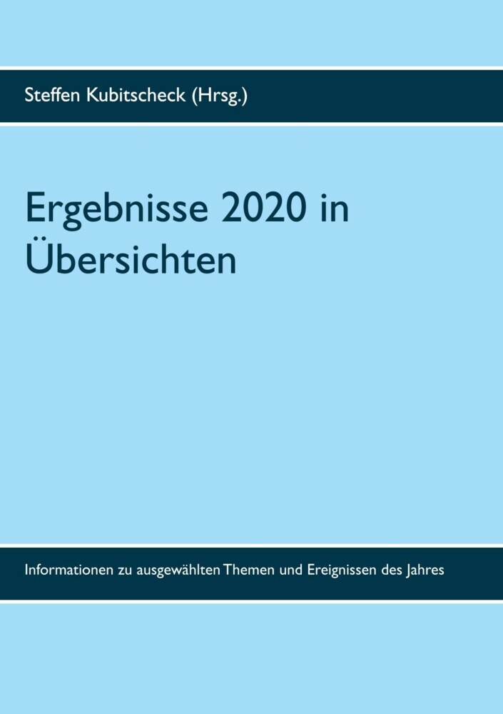 Ergebnisse 2020 in Übersichten main product photo