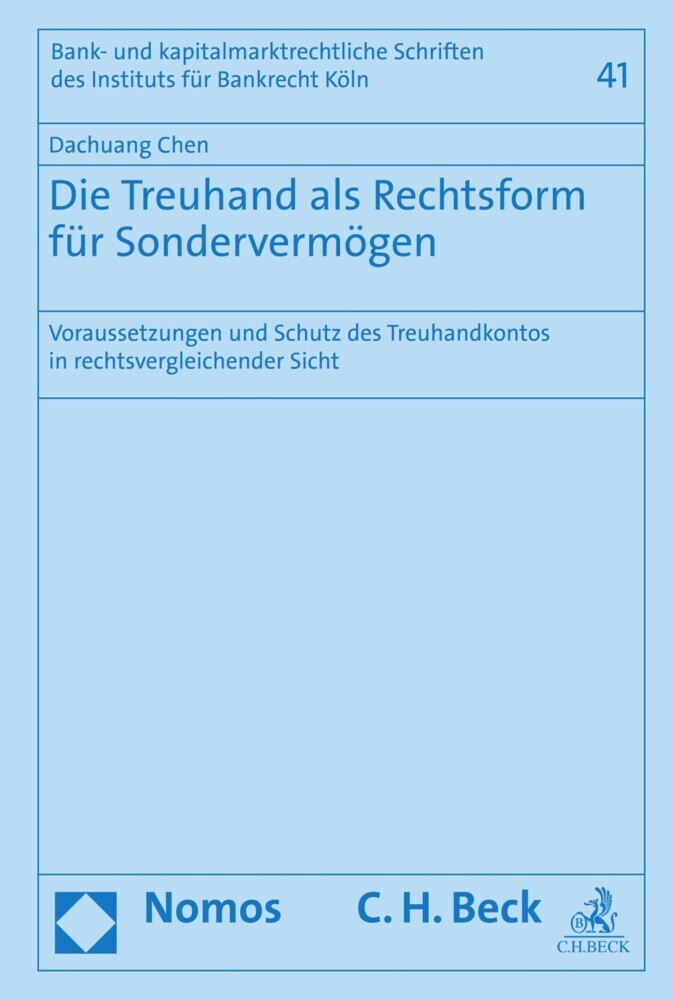 Die Treuhand als Rechtsform für Sondervermögen main product photo