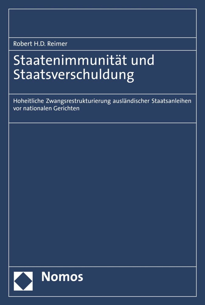 Staatenimmunität und Staatsverschuldung main product photo
