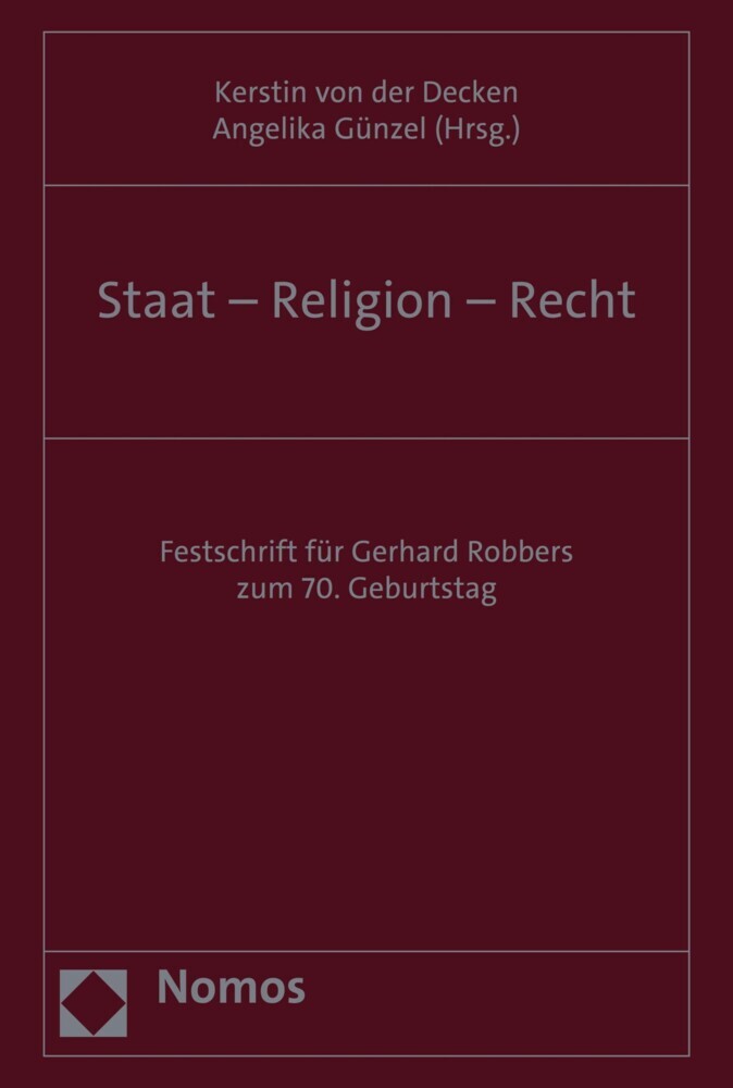 Staat - Religion - Recht main product photo