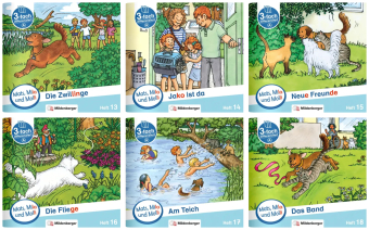 Paket - Mats, Mila und Molli - Heft 13-18, Schwierigkeitsstufe A, 6 Teile. H.13-18
