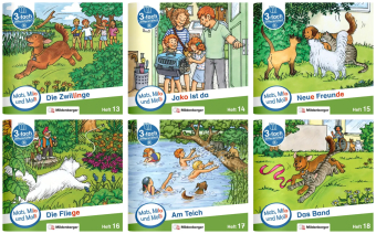 Paket - Mats, Mila und Molli - Heft 13-18, Schwierigkeitsstufe B, 6 Teile. H.13-18