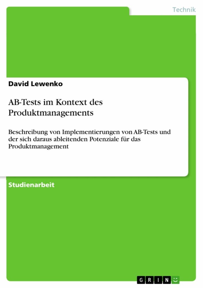 AB-Tests im Kontext des Produktmanagements main product photo