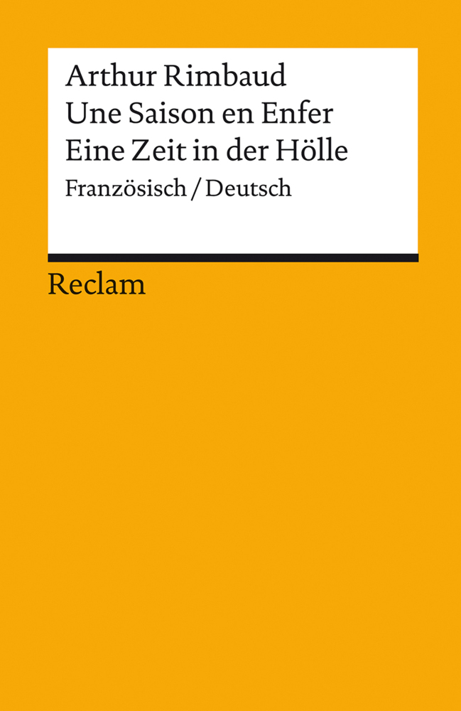 Une Saison en Enfer / Eine Zeit in der Hölle. Französisch/Deutsch main product photo