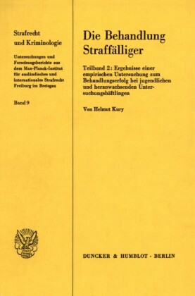 Die Behandlung Straffälliger.