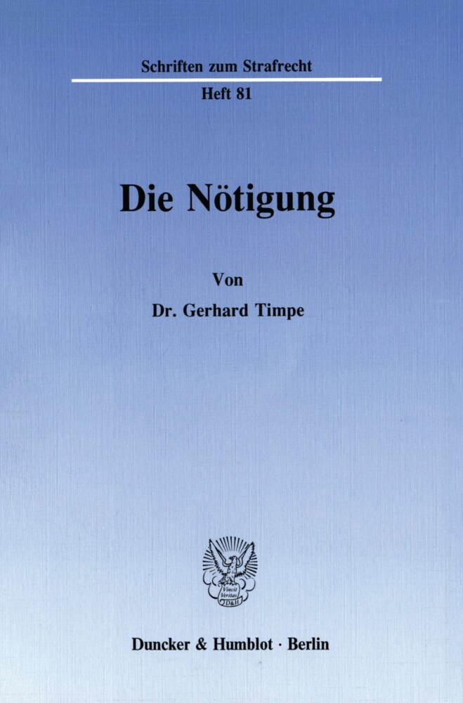 Die Nötigung. main product photo