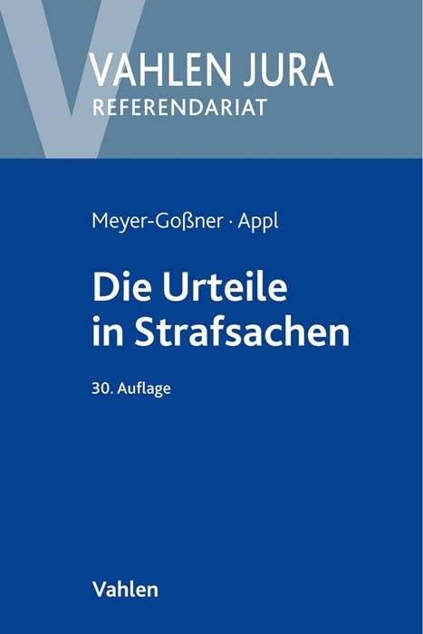 Die Urteile in Strafsachen main product photo