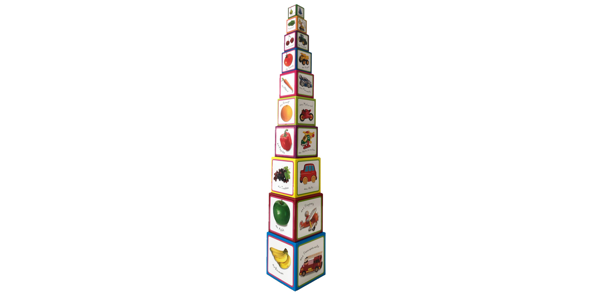 Erstes Lernen - Stapelwürfel Wörter main product photo