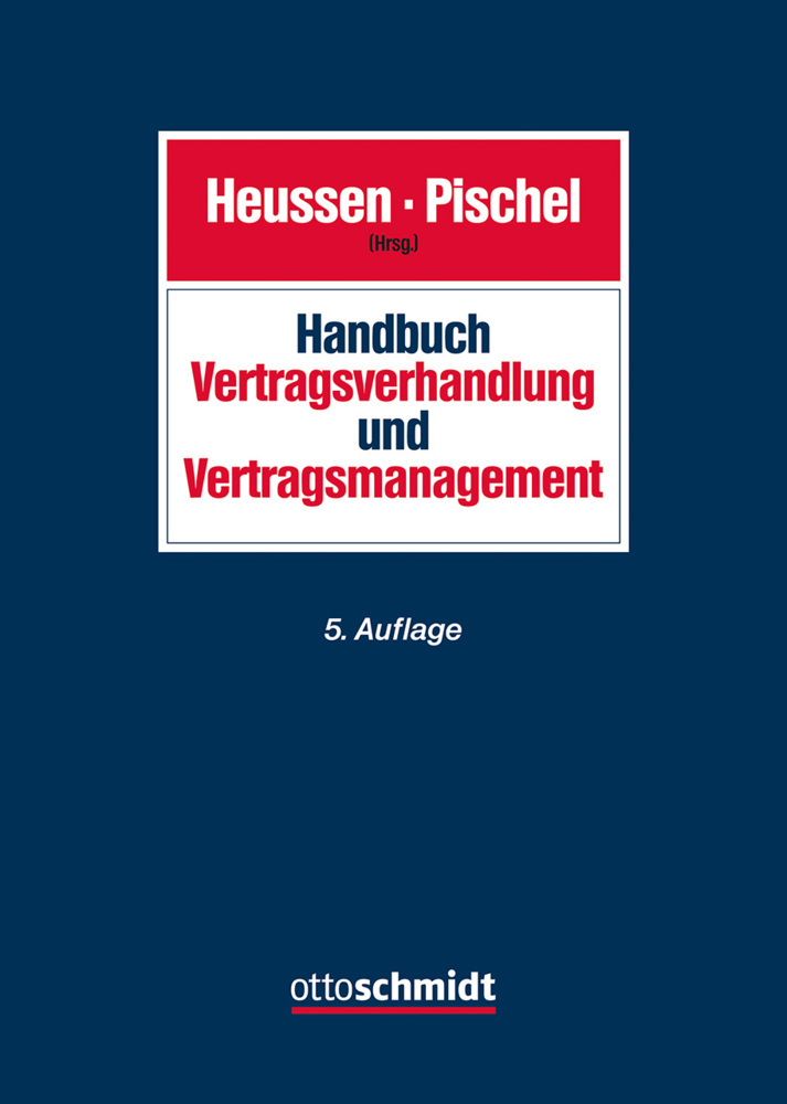 Handbuch Vertragsverhandlung und Vertragsmanagement main product photo
