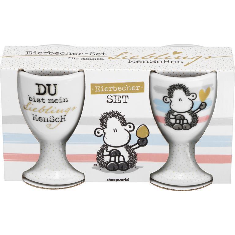 Eierbecher-Set "Du bist mein Lieblingsmensch" main product photo