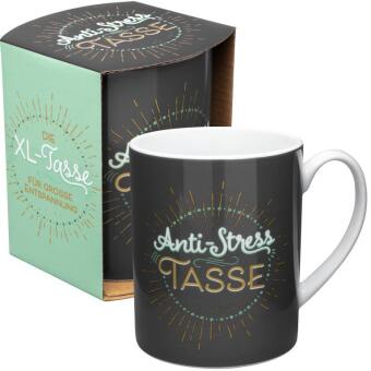 XL-Tasse für große Entspannung"Anti-Stress Tasse"