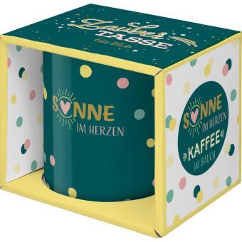 Zaubertasse für Dich "Sonne im Herzen"