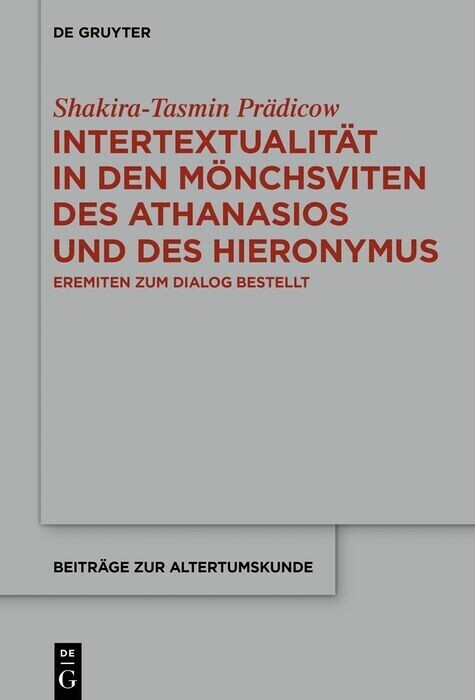 Intertextualität in den Mönchsviten des Athanasios und des Hieronymus main product photo