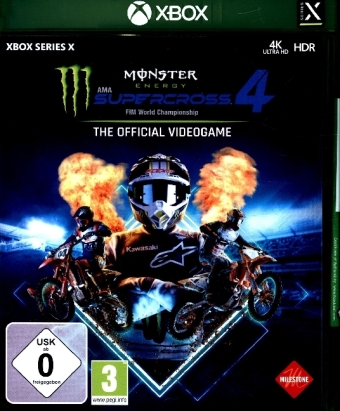 Monster Energy Supercross, The Official Videogame 4, 1 XBox Series X-Blu-ray Disc