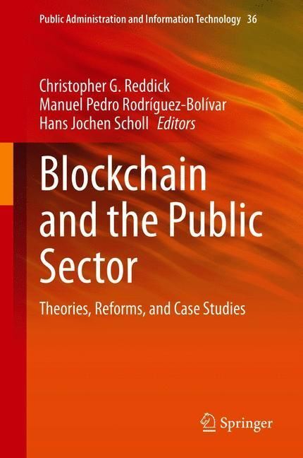 Blockchain and the Public Sector main product photo