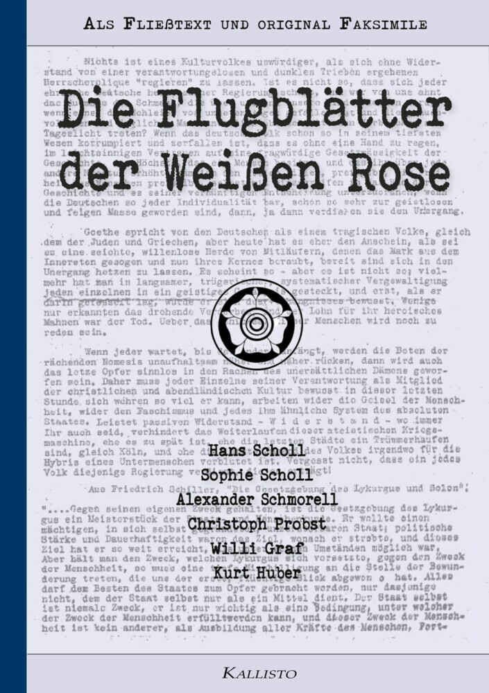 Die Flugblätter der Weißen Rose main product photo