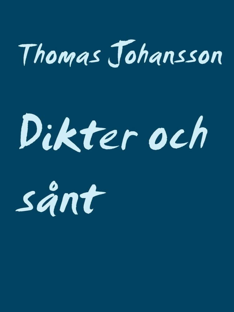 Dikter och sånt main product photo