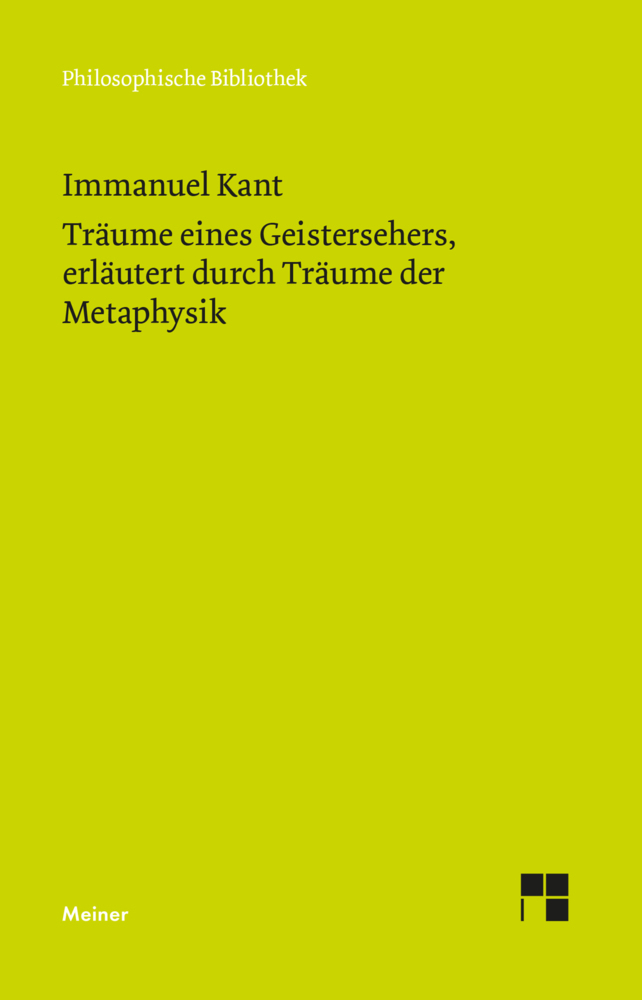 Träume eines Geistersehers, erläutert durch Träume der Metaphysik main product photo