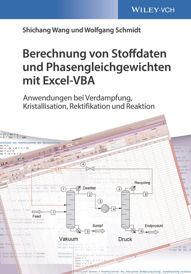 Berechnung von Stoffdaten und Phasengleichgewichten mit Excel-VBA main product photo