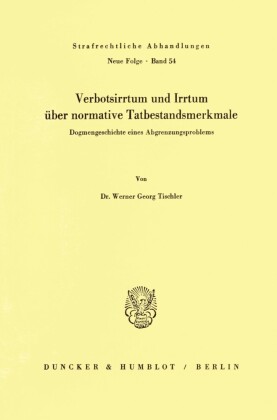 Verbotsirrtum und Irrtum über normative Tatbestandsmerkmale.