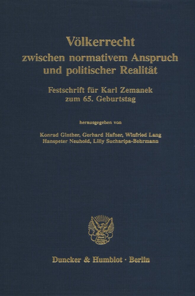 Völkerrecht zwischen normativem Anspruch und politischer Realität. main product photo
