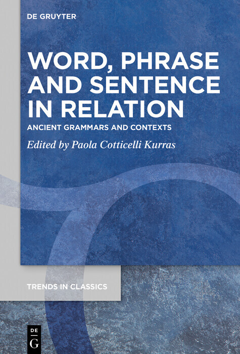 Word, Phrase, and Sentence in Relation main product photo