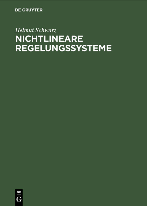 Nichtlineare Regelungssysteme main product photo