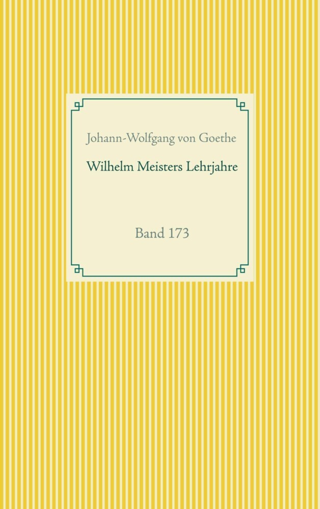 Wilhelm Meisters Lehrjahre main product photo