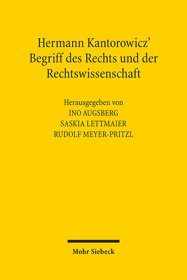 Hermann Kantorowicz' Begriff des Rechts und der Rechtswissenschaft main product photo
