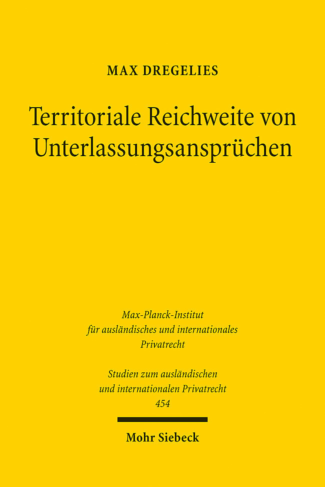 Territoriale Reichweite von Unterlassungsansprüchen main product photo