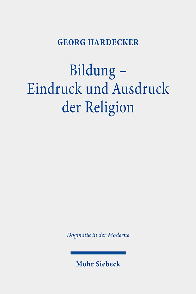 Bildung - Eindruck und Ausdruck der Religion main product photo