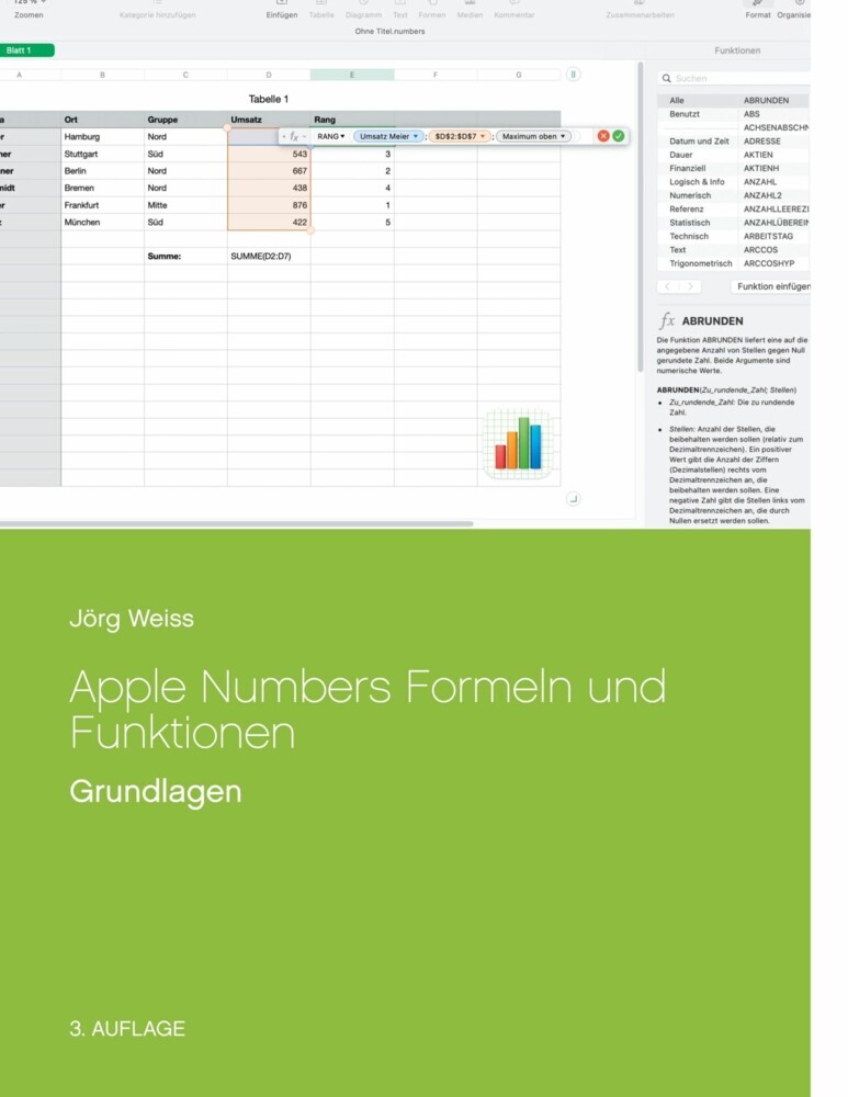 Apple Numbers Formeln und Funktionen main product photo