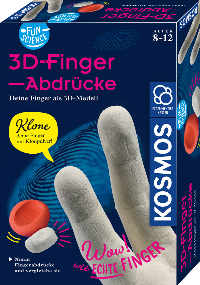 Fun Science 3D-Fingerabdrücke (Experimentierkasten) main product photo