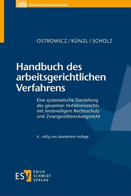 Handbuch des arbeitsgerichtlichen Verfahrens main product photo