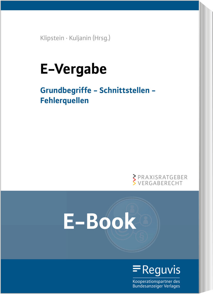 E-Vergabe (E-Book) main product photo