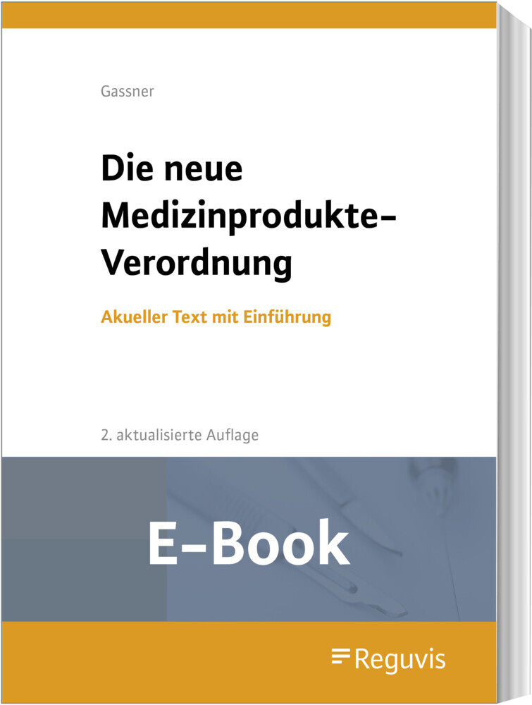 Die neue Medizinprodukte-Verordnung (E-Book) main product photo
