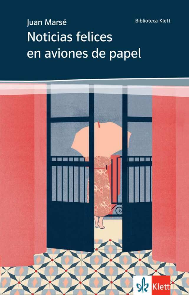Noticias felices en aviones de papel main product photo